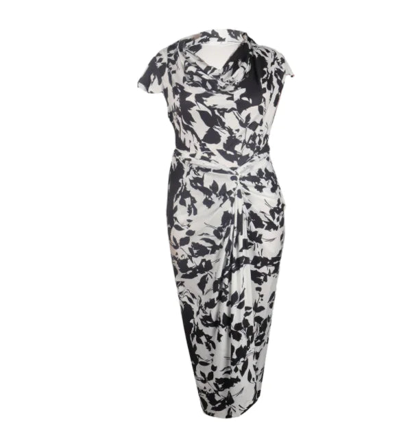 Loose-Fit Two-Piece Set with Printed Straps